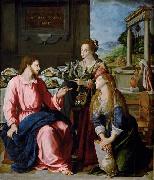 Alessandro Allori Christ with Mary and Martha china oil painting reproduction